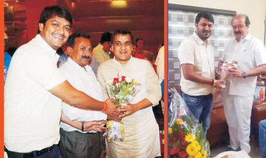 नये मंत्री मंडल में शामिल पुर्नेश मोदी और हर्ष संघवी को समाज सेवी सुनील पाटील ने दी शुभकामनाएं 