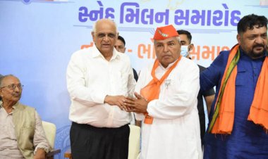 જિલ્લા બક્ષીપંચ મોરચાના અગ્રણીનો અભિવાદન સ્નેહમિલન સમારોહ 